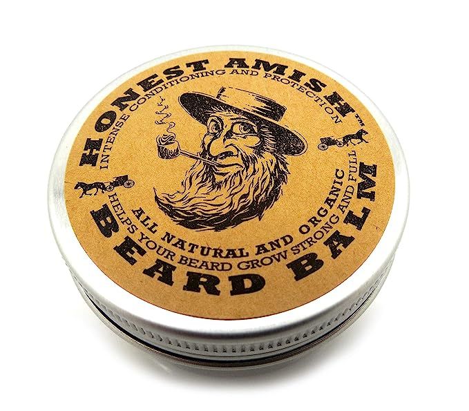 Honest Amish Beard Balm Leave-in Conditioner - Made with only Natural and Organic Ingredients - 2... | Amazon (US)