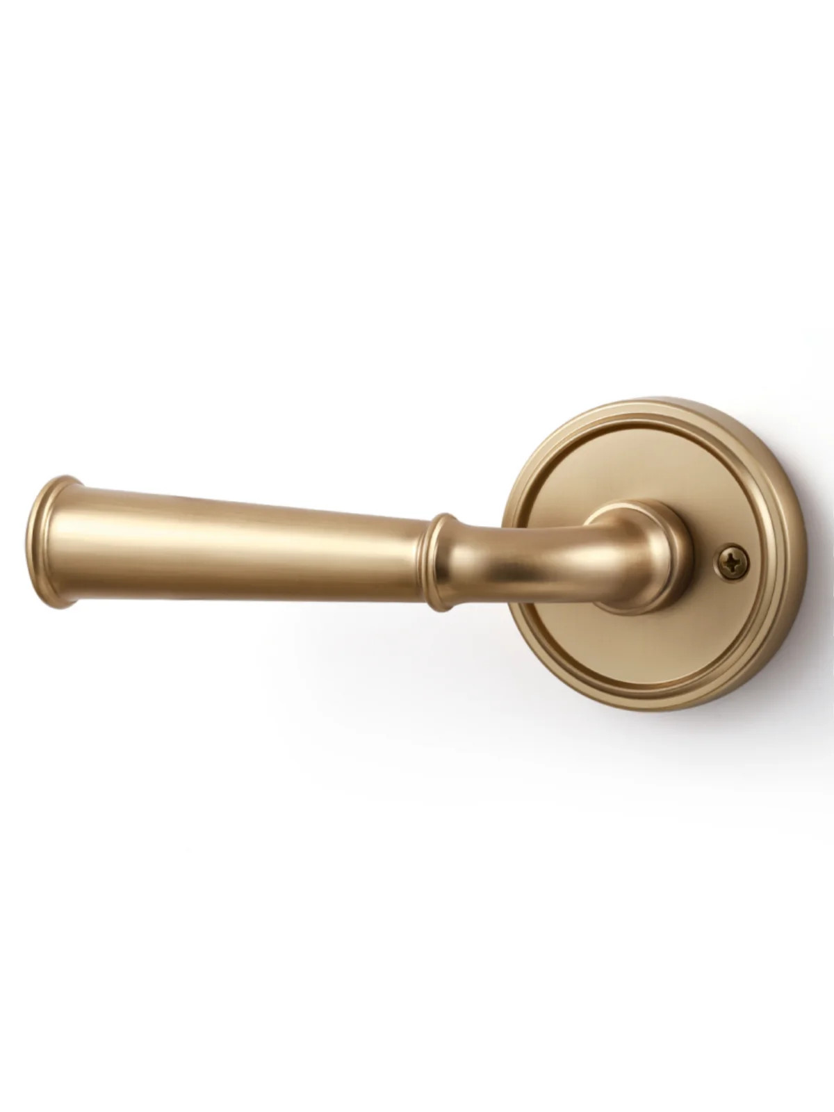 MRML Brushed Gold Privacy Door Handle, Bedroom Bathroom Light Gold Door Lever Interior Privacy Gold Door Handle, Aluminium Alloy Handle Lever | Wayfair North America