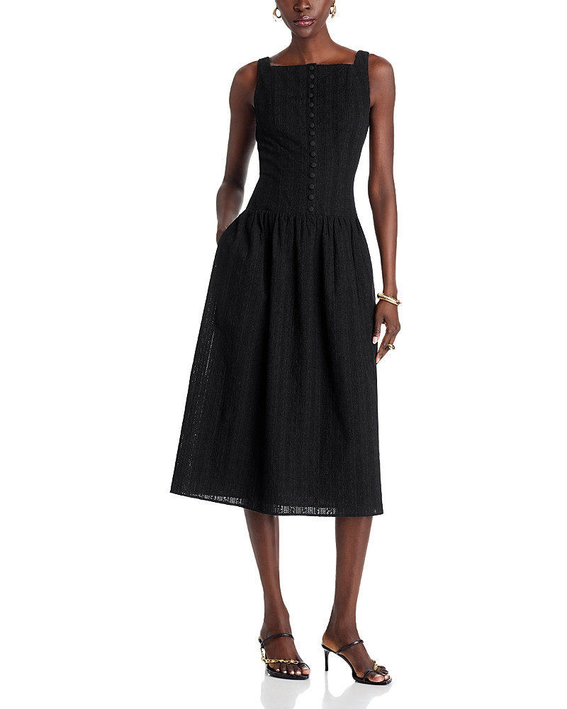 Wayf Eve Eyelet Midi Dress | Bloomingdale's (US)