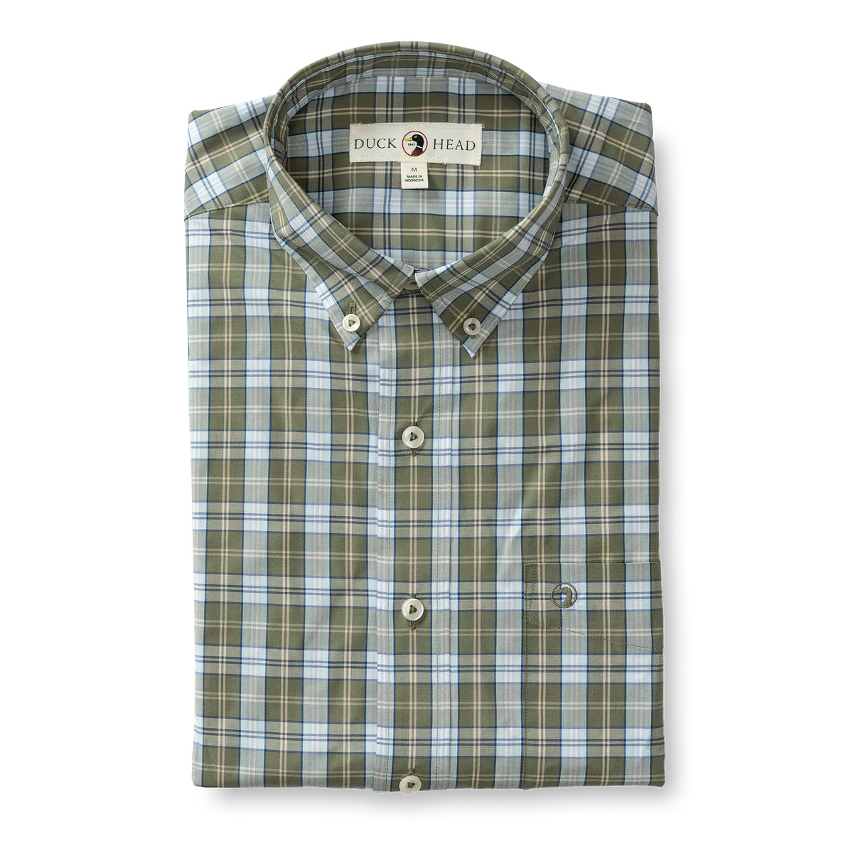 Wester Plaid Performance Poplin Sport Shirt | Duck Head Apparel