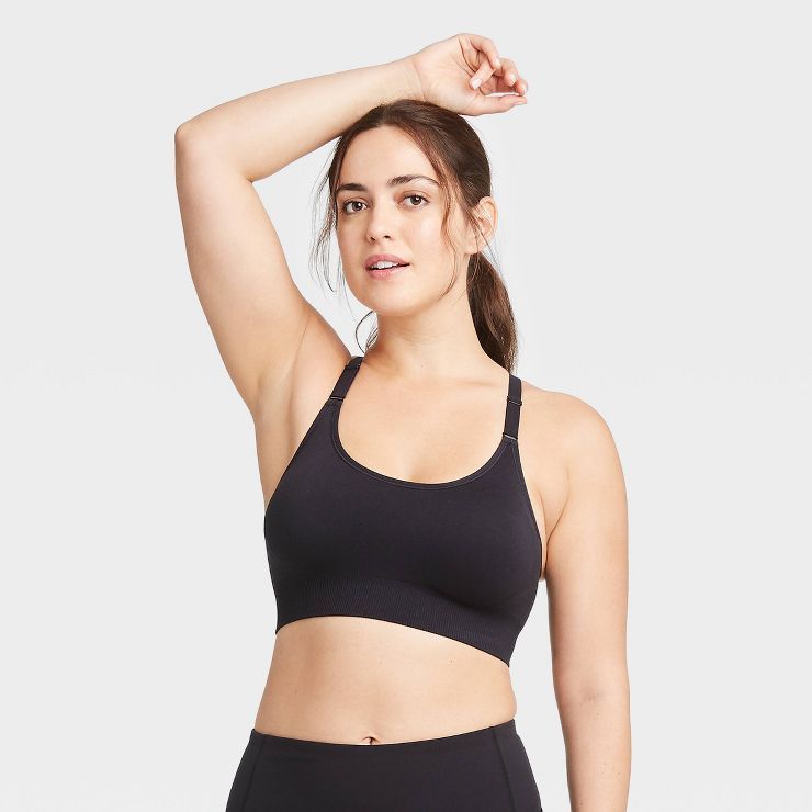 Women's Medium Support Seamless Cami Sports Bra - All in Motion™ | Target