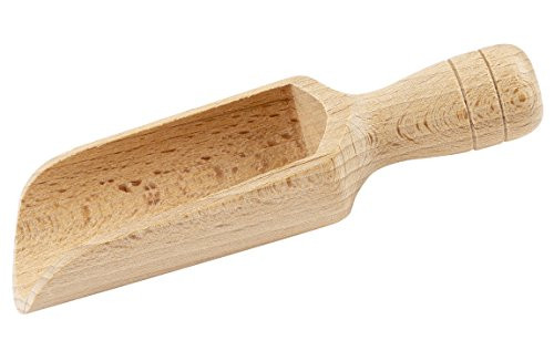 BICB Wooden Scoop (5.5 Inches) Natural Beech Wood Scoop for Flour, Bath Salt, Sugar, Cereal, Coffee  | Amazon (US)