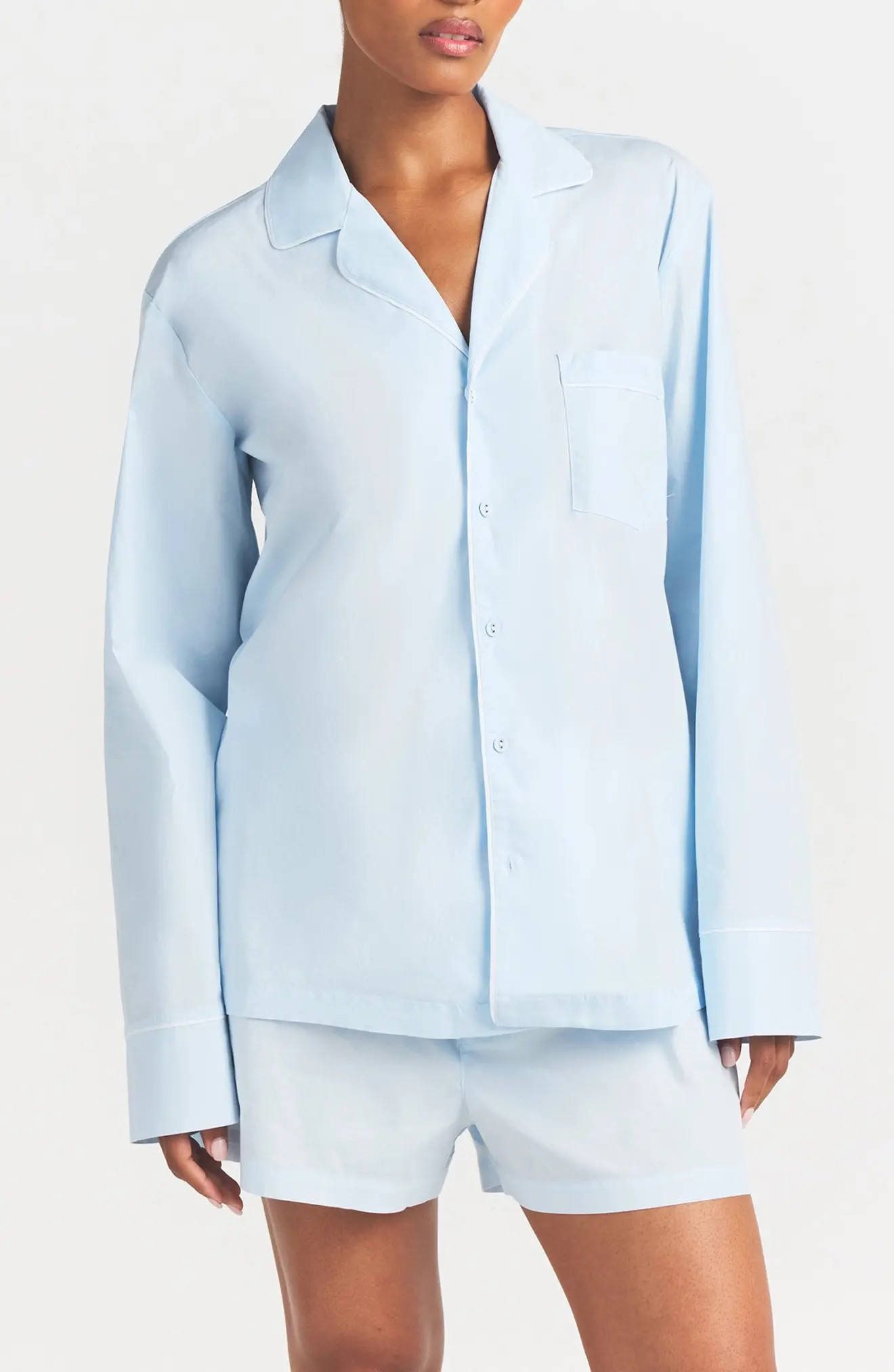 Cotton Poplin Boxer Sleep Set (Women) | Nordstrom | Nordstrom