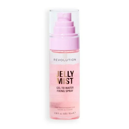 Revolution Jelly Mist Makeup Setting Spray Glassy Glowy Finish Long-Lasting 2.36 fl oz | Walmart (US)