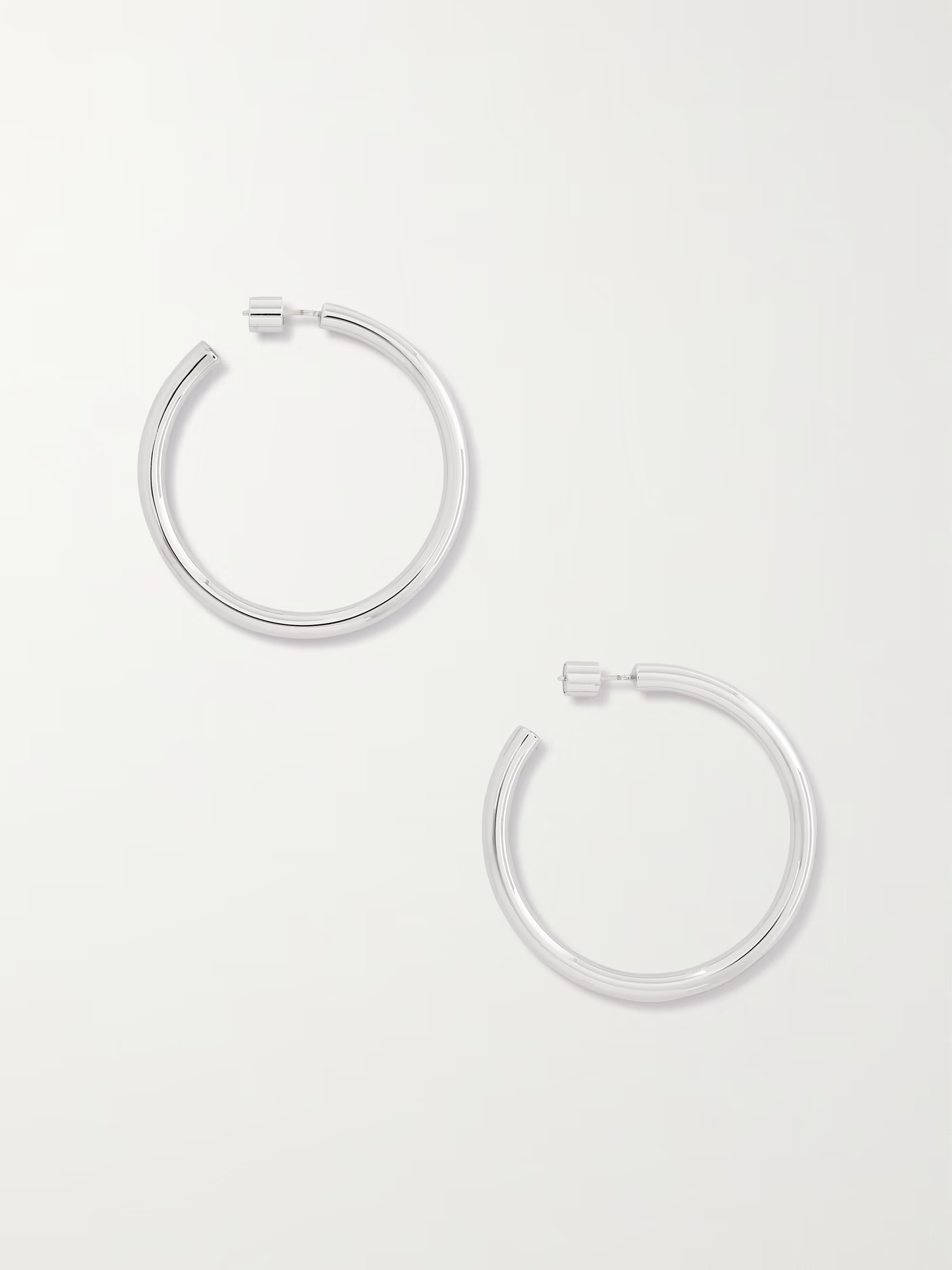 Baby Lilly silver-plated hoop earrings | NET-A-PORTER (UK & EU)