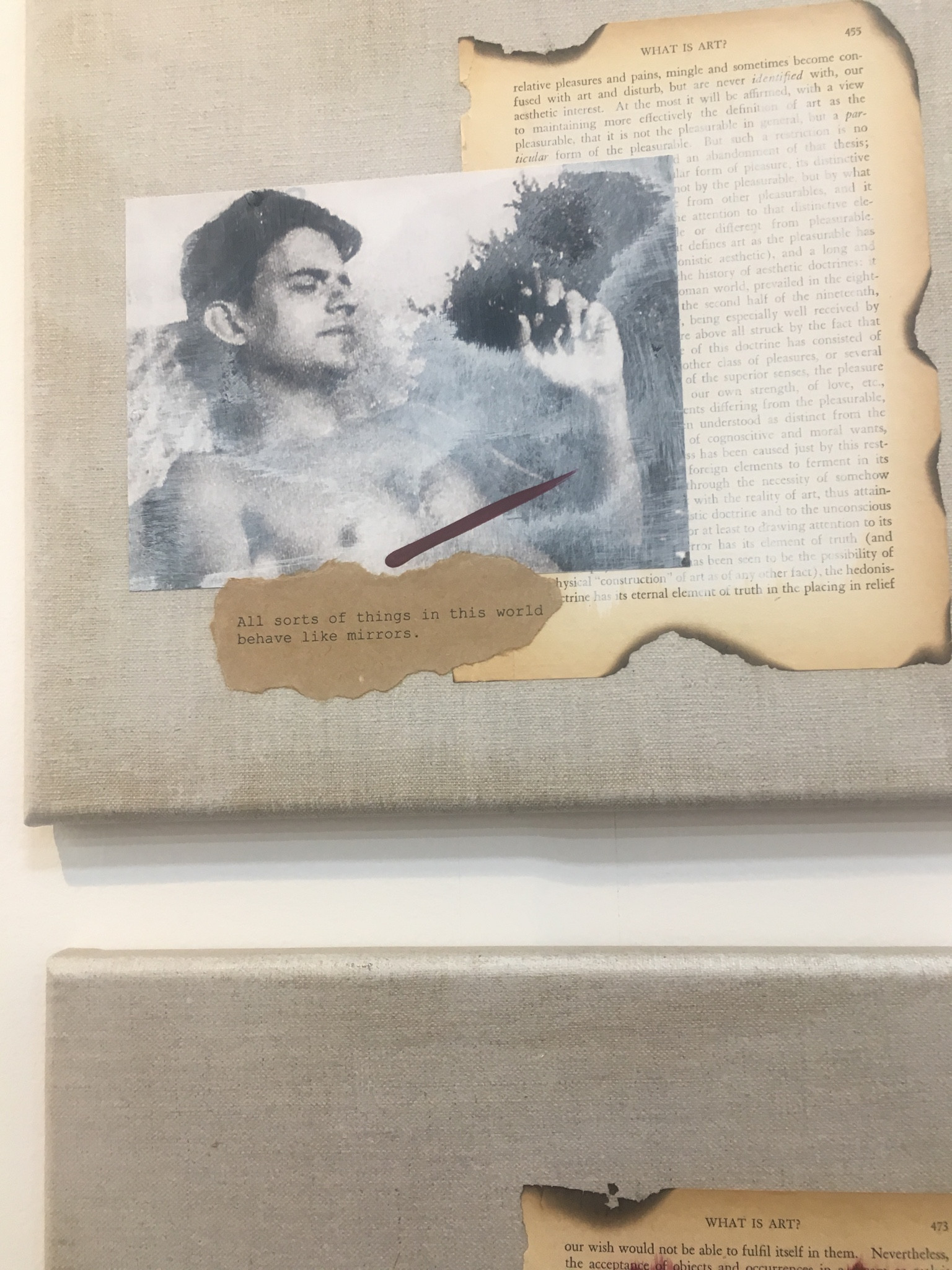 Featuring words from literature & private letters - Cynthia Grow’s works capture experience & emotion through discards, ephemeral & revised materials.

When I discovered Philosphers of the Smoking Room, a series exhibited at The Other Art Fair Brooklyn (Saatchi’s art fair), I knew that this was work & a mind I wanted to engage further.

We start here. 

#gift
#art
#home
#competition

#LTKFind