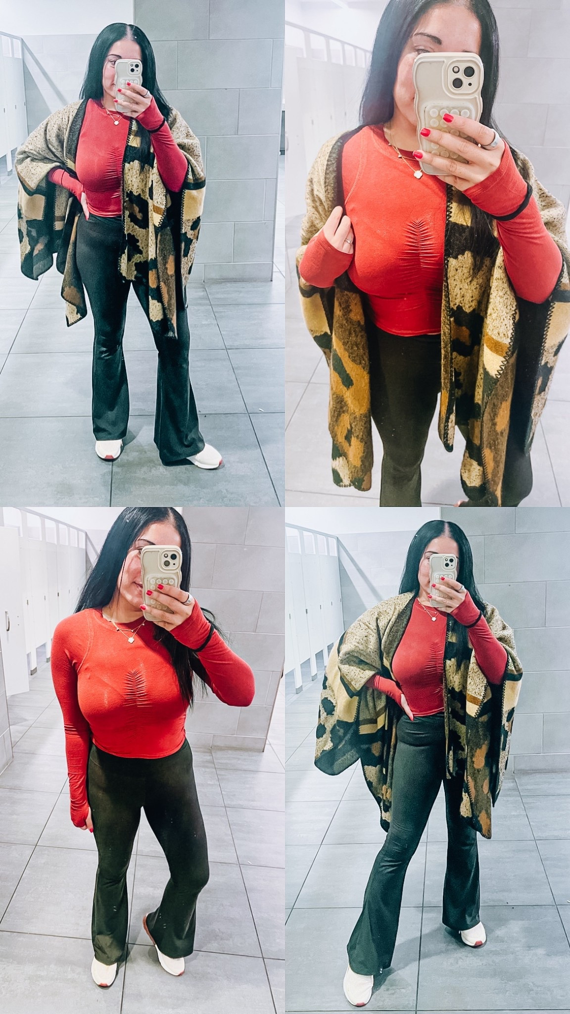 Travel outfit
Amazon Athleisure 
Ruched top
Flare leggings
Ruana


#LTKmomlife #LTKTravel #LTKdayinmylife