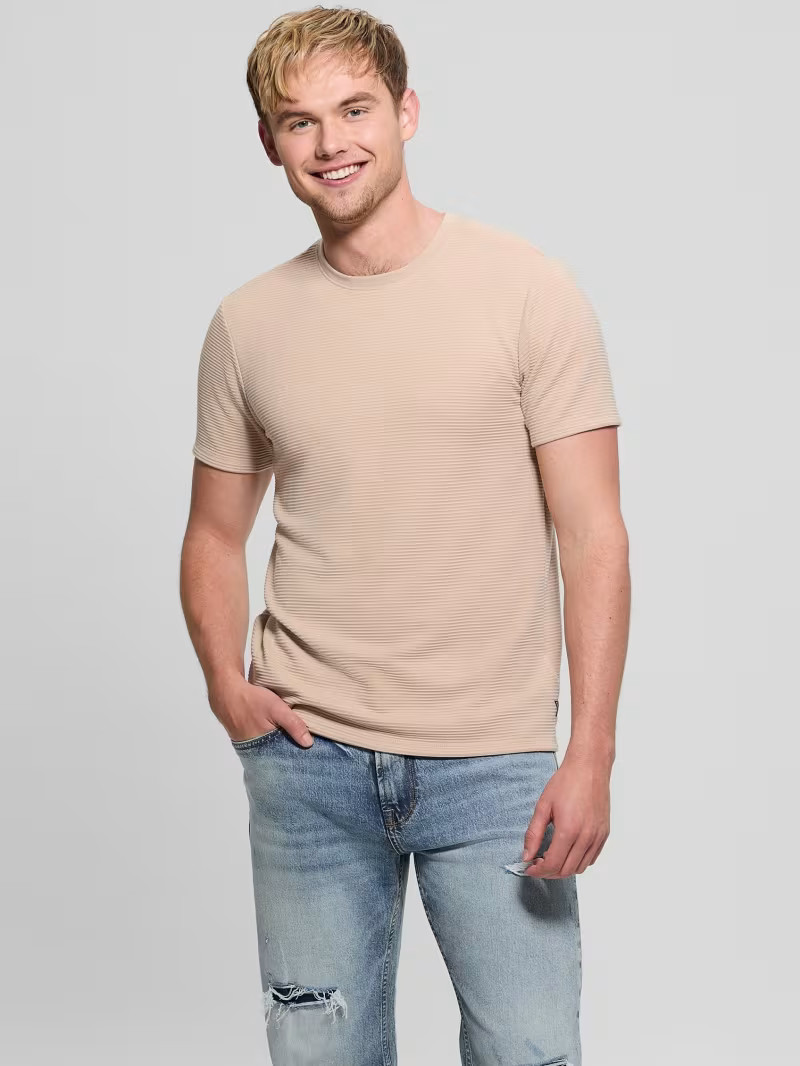 Textured Stripe Tee | Guess US | Guess (US)