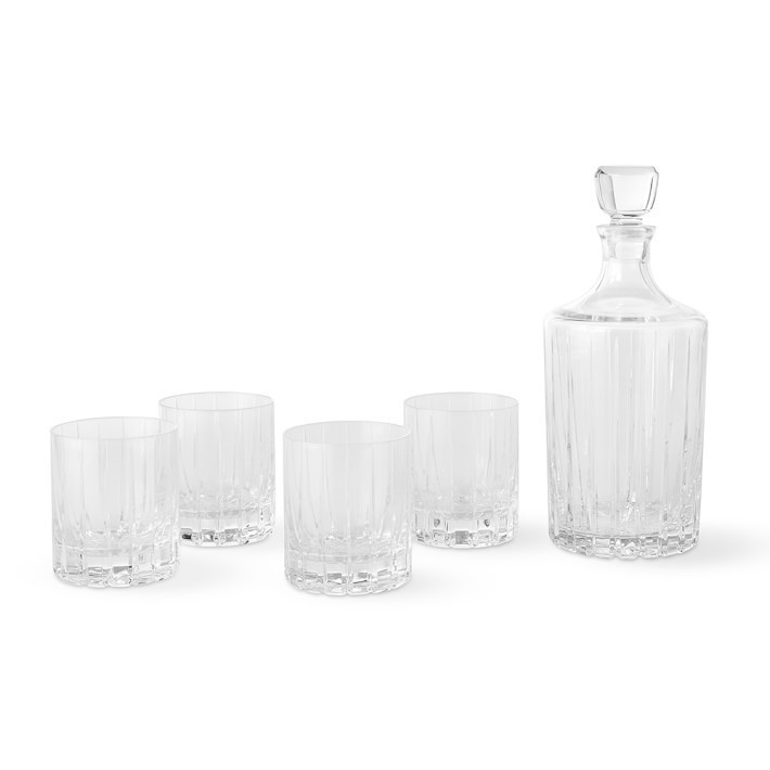 Dorset Decanter & Double Old-Fashioned Glasses, Set of 4 | Williams-Sonoma