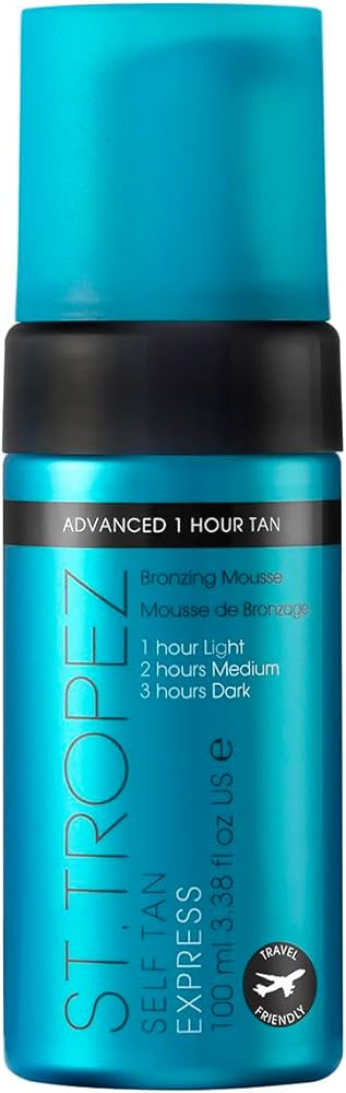 St.Tropez Self Tan Express Mousse, Fast Acting Fake Tan, Develops in 1-3 Hours, Streak-Free Finis... | Amazon (US)