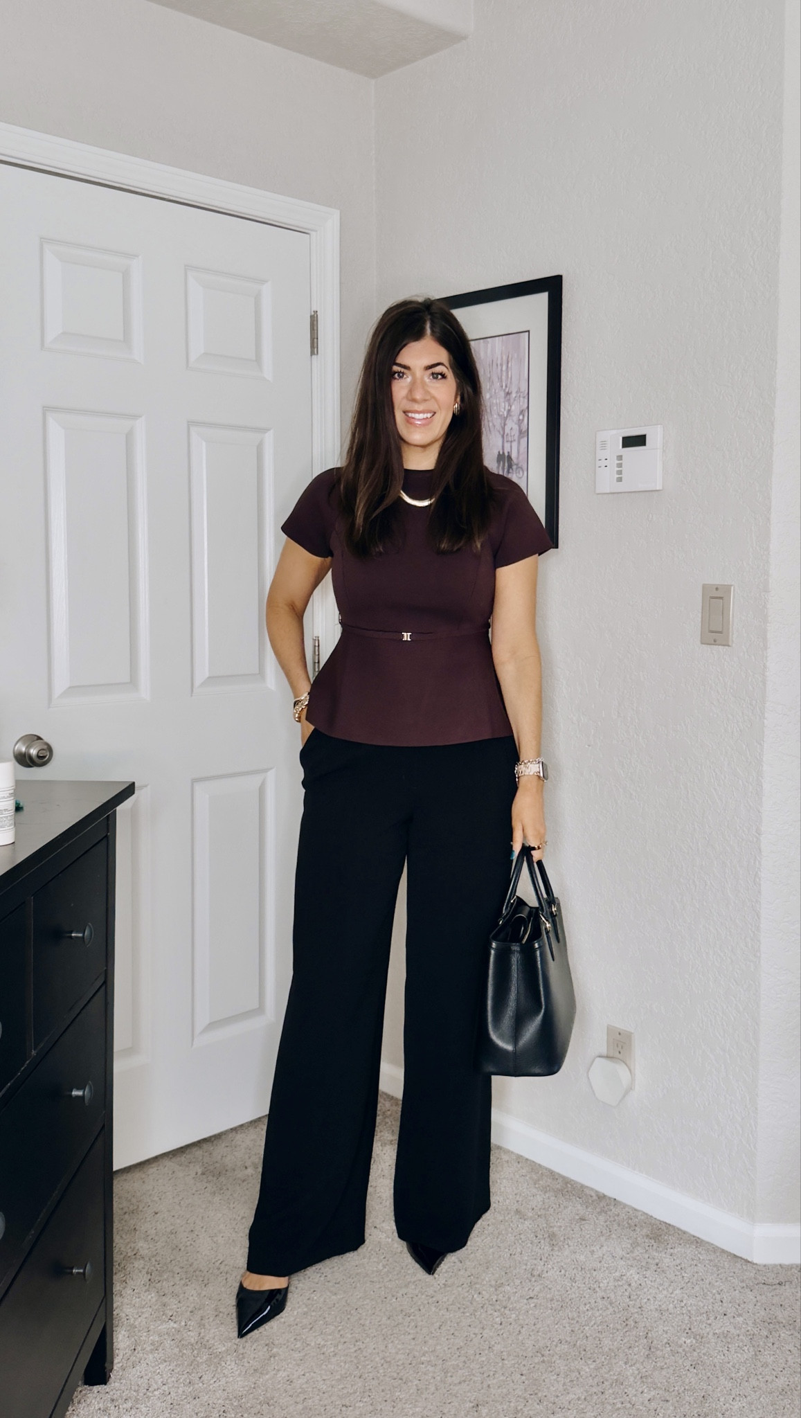 Weekly work outfit planner
Peplum sweater-medium
Wide leg trousers-29 curvy long


#LTKMidsize #LTKTall #LTKWorkwear
