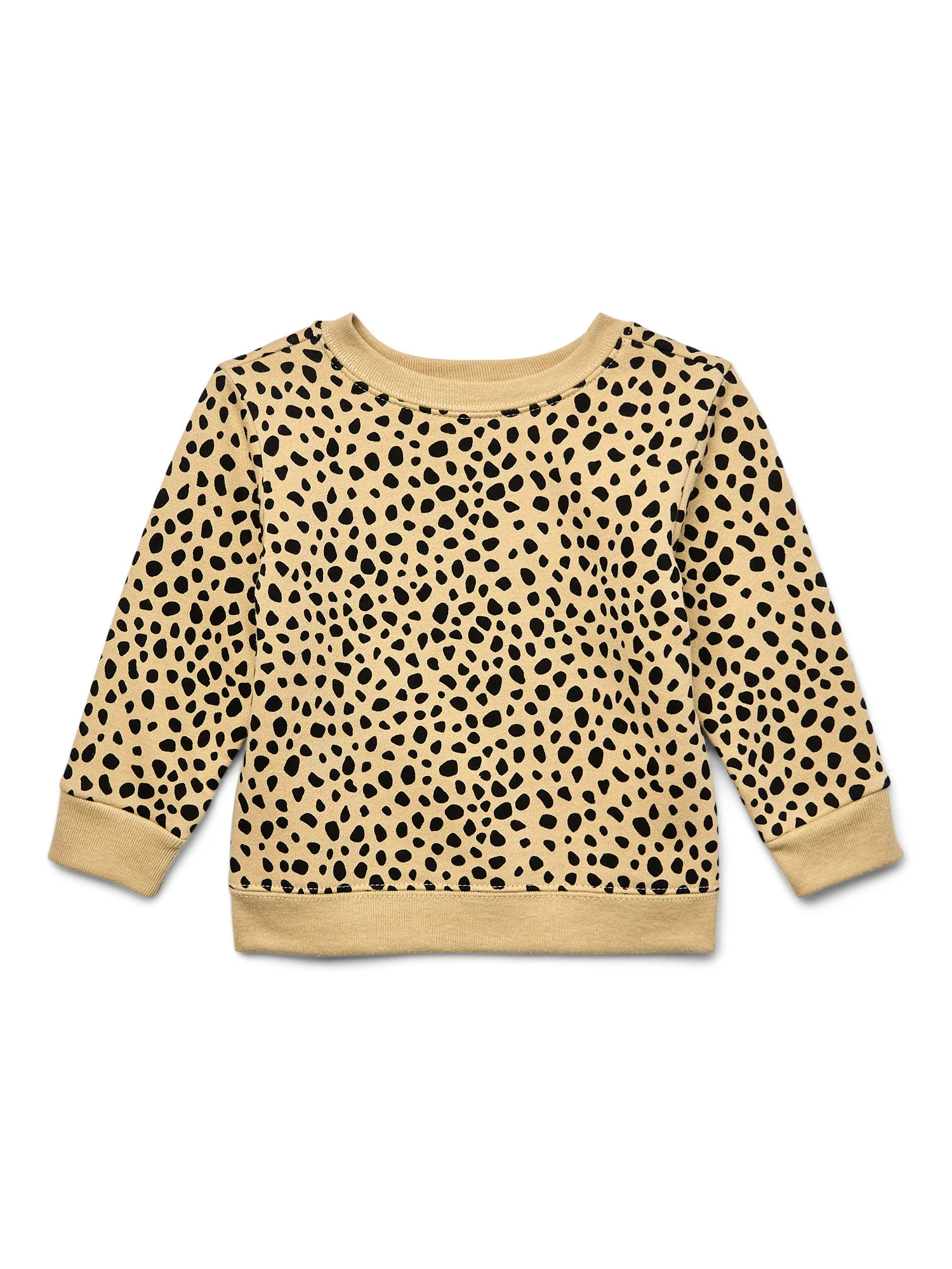 Garanimals Baby Girl Print Fleece Sweatshirt, Sizes 6/9-24 Months | Walmart (US)