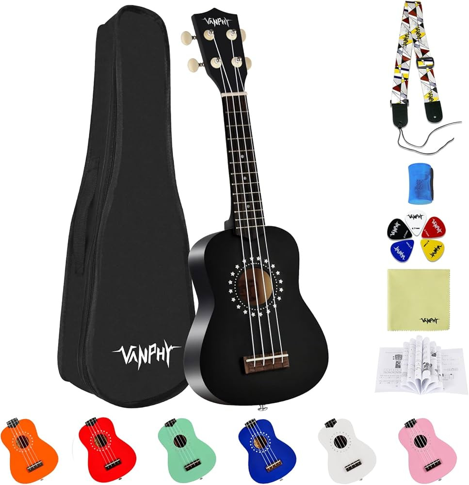 Soprano ukulele for beginner kids with Gig Bag 21 Inch uke for Starter Hawaiian Soprano Ukalalee ... | Amazon (US)