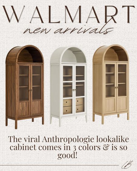 New cabinets from Walmart! These are such a good Anthropologie lookalike! 