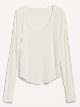 UltraLite Long-Sleeve Rib-Knit Top for Women | Old Navy (US)