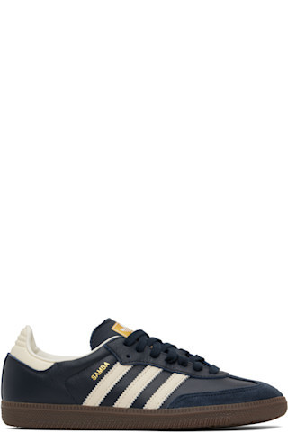 adidas Originals - Navy Samba OG Sneakers | SSENSE