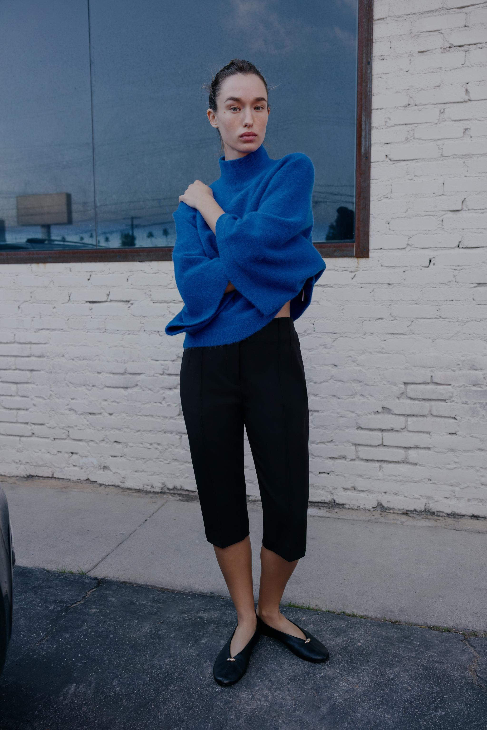 WIDE SLEEVE KNIT JUMPER | Zara US