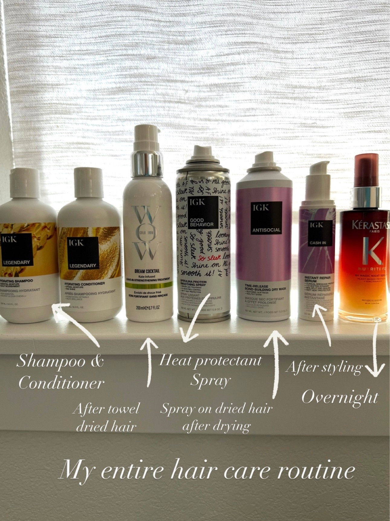 My full hair care routine! 

Hair 
Beauty
Skincare 
Makeup 


#LTKgrwm #LTKOver40 #LTKBeauty