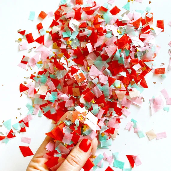 Christmas Confetti/ Pink Christmas/ Holiday Confetti/ Christmas Party/ Christmas Decor/  Confetti... | Etsy (US)