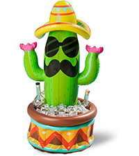 JOYIN 43" Inflatable Cactus Cooler with Sombrero Hat for Fiesta, Cinco de Mayo Party Supplies, In... | Amazon (US)