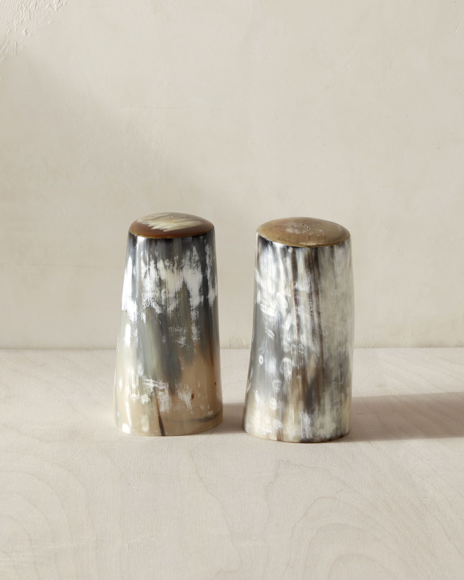 Be Home Horn Salt & Pepper Set, Large | Haven Well Within
