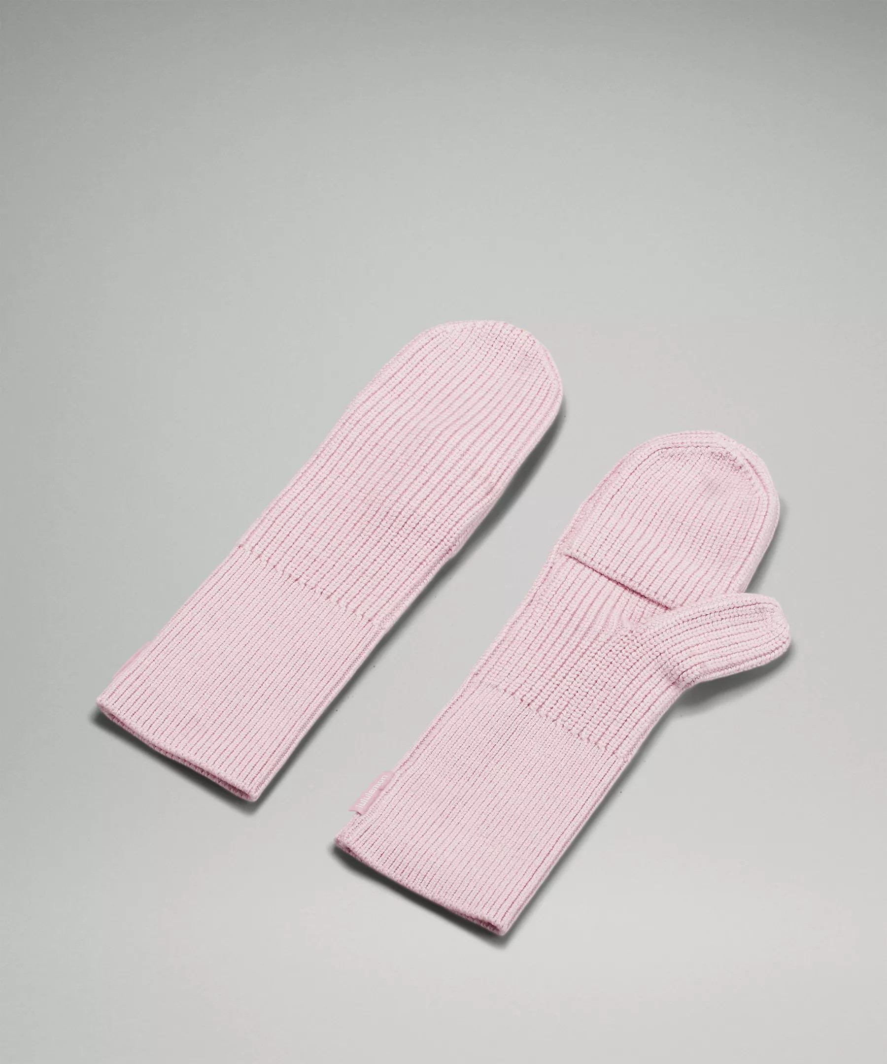 Women's Ribbed Merino Wool-Blend Knit Mittens | lululemon (CA)