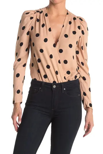 Surplice Long Sleeve Bodysuit | Nordstrom Rack