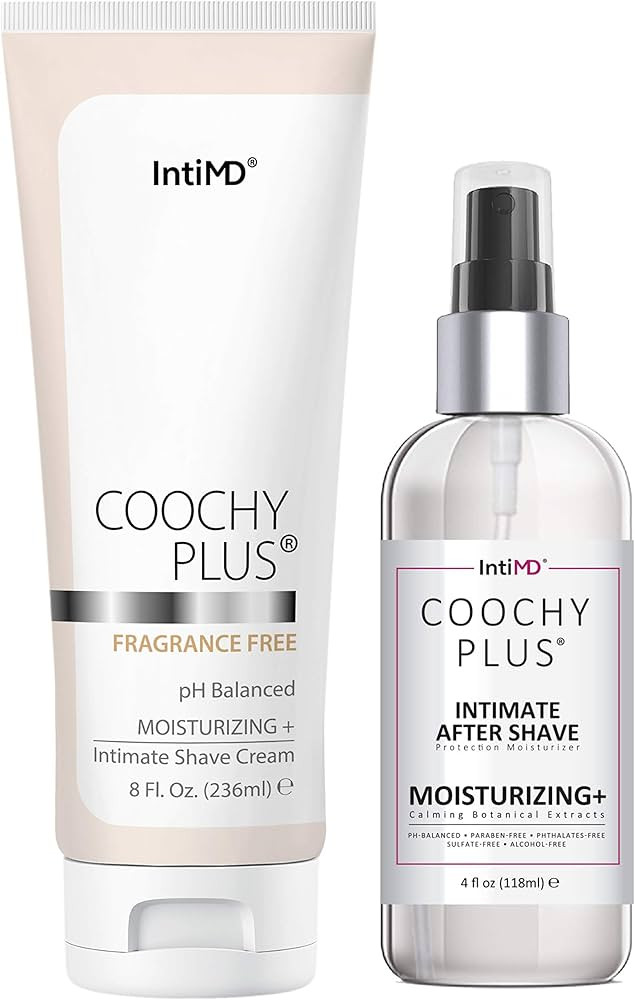 IntiMD Coochy Plus Intimate Shaving Complete Kit - Antioxidant Formula Prevents Razor Burns, Itch... | Amazon (US)