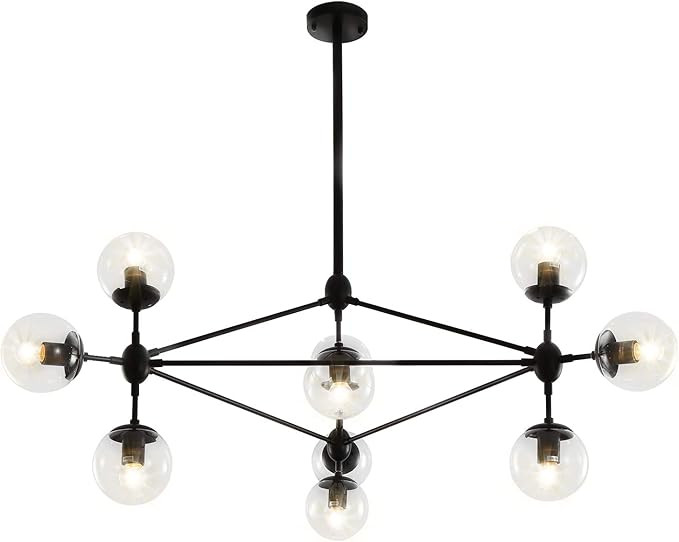 Luupyia 10 Light Sputnik Chandelier Mid Century Industrial Light, Magic Bean Chandelier w... | Amazon (US)
