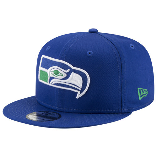 New Era Mens Seattle Seahawks New Era Seahawks T/C Snapback - Mens Blue/Green Size One Size | Champs Sports