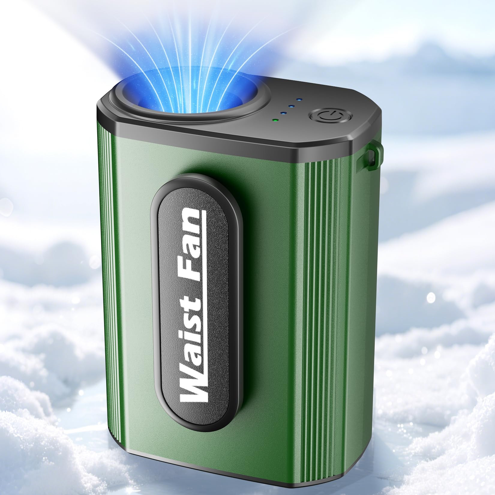 Portable Fan Rechargeable, Personal Waist Fan with 17500RPM Strong Airflow 4 Speed.Dual-Sided Cli... | Amazon (US)