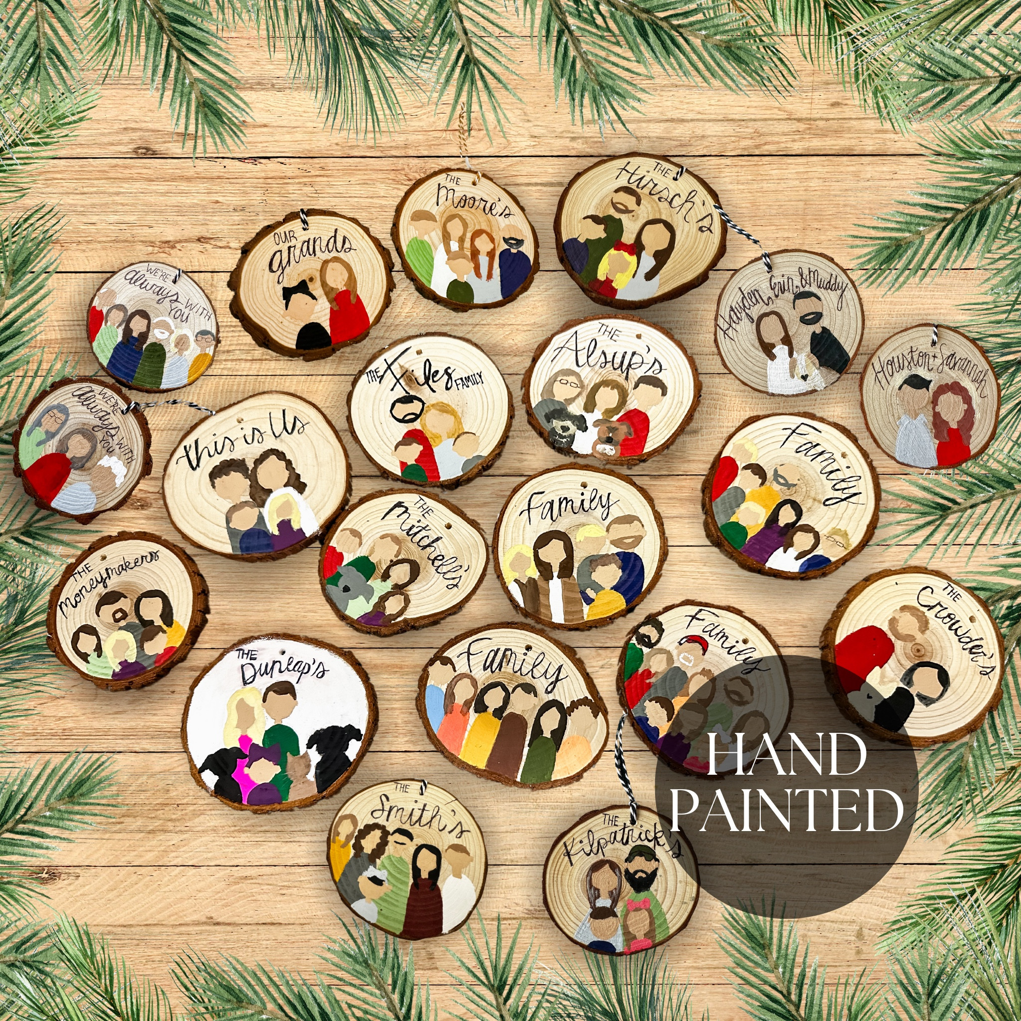 Personalized and hand-painted with love! 🎨✨ These custom family ornaments make the perfect keepsake or gift this holiday season. 🎄🖌️ Add a touch of charm to your tree with these unique designs!

#HandPaintedOrnaments #PersonalizedGifts #ChristmasDecor #HolidayGiftGuide #FamilyKeepsakes #CustomOrnaments #LTKHoliday #ChristmasGiftIdeas

#LTKSeasonal #LTKHome #LTKHoliday