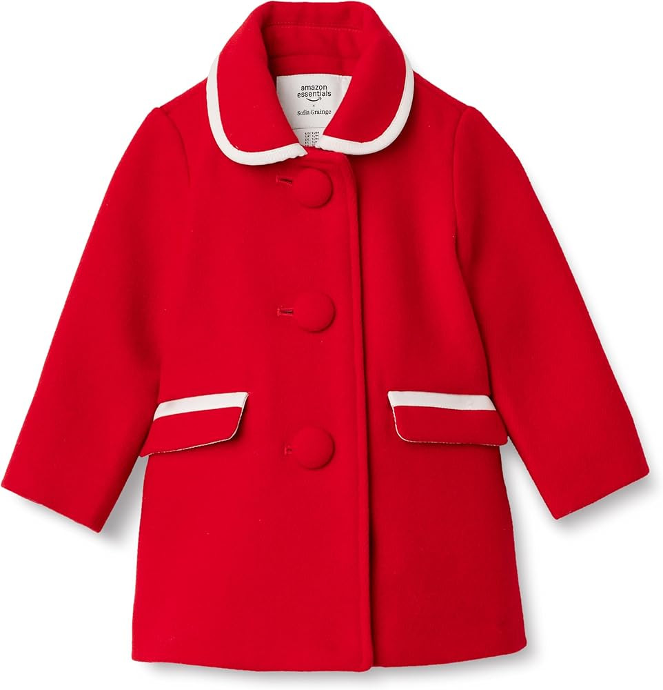 Amazon Essentials baby-girls Wool Blend Coat | Amazon (US)