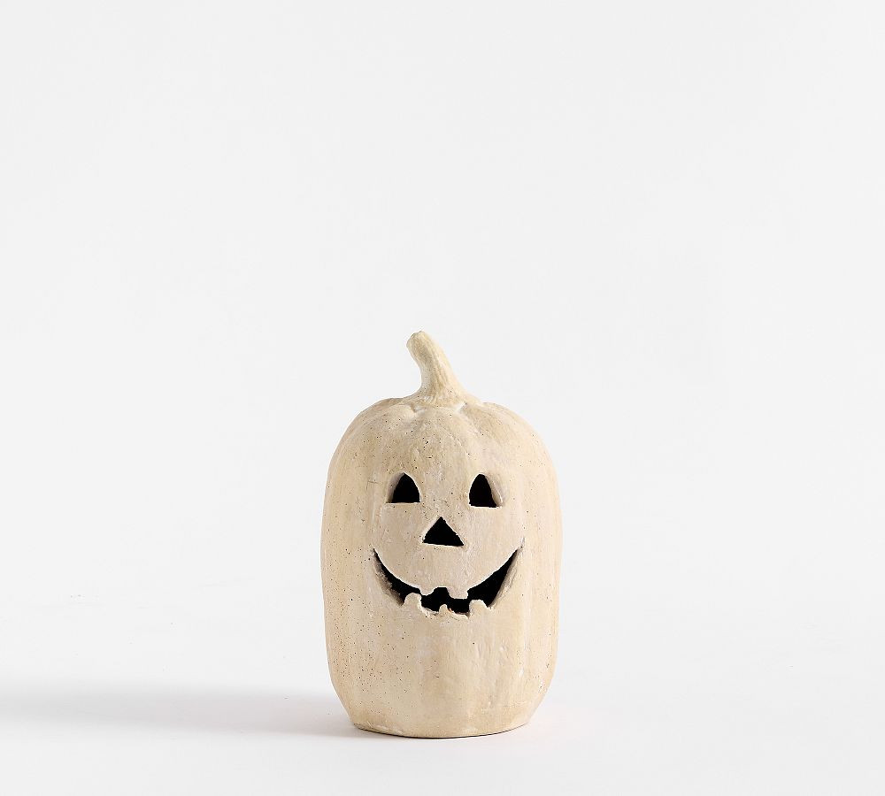 Handmade Terracotta Jack O' Lantern | Pottery Barn (US)