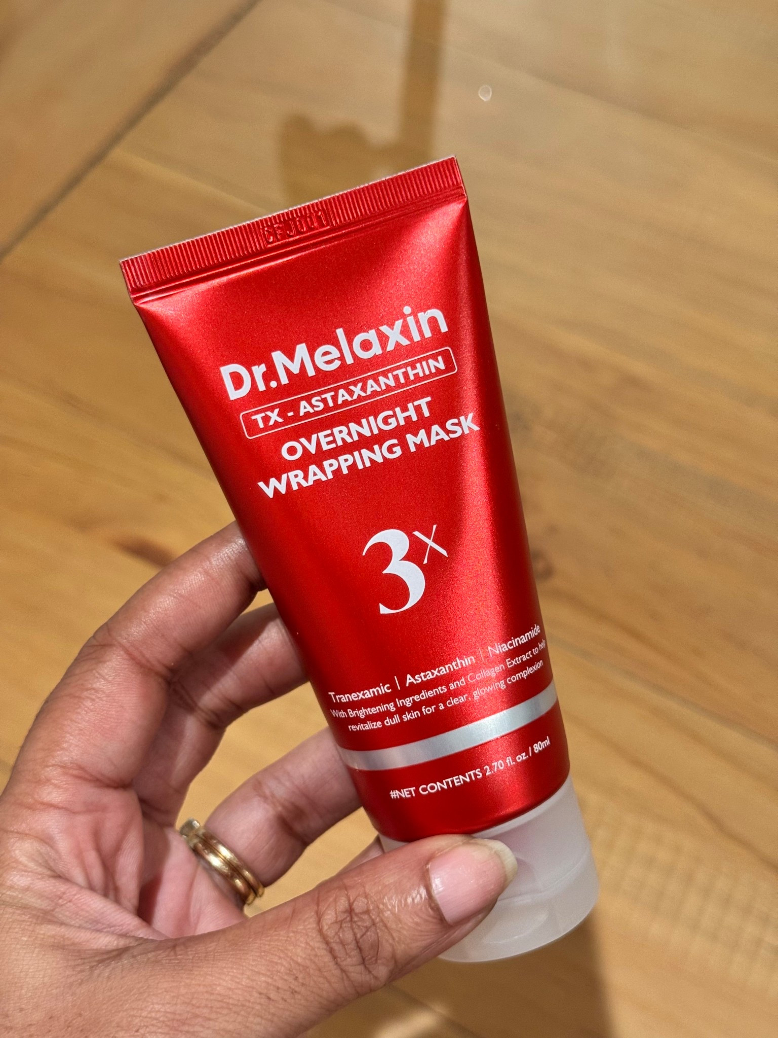 Dr melaxin night wrapping mask for dark spots 

#LTKBeauty #LTKselfcare