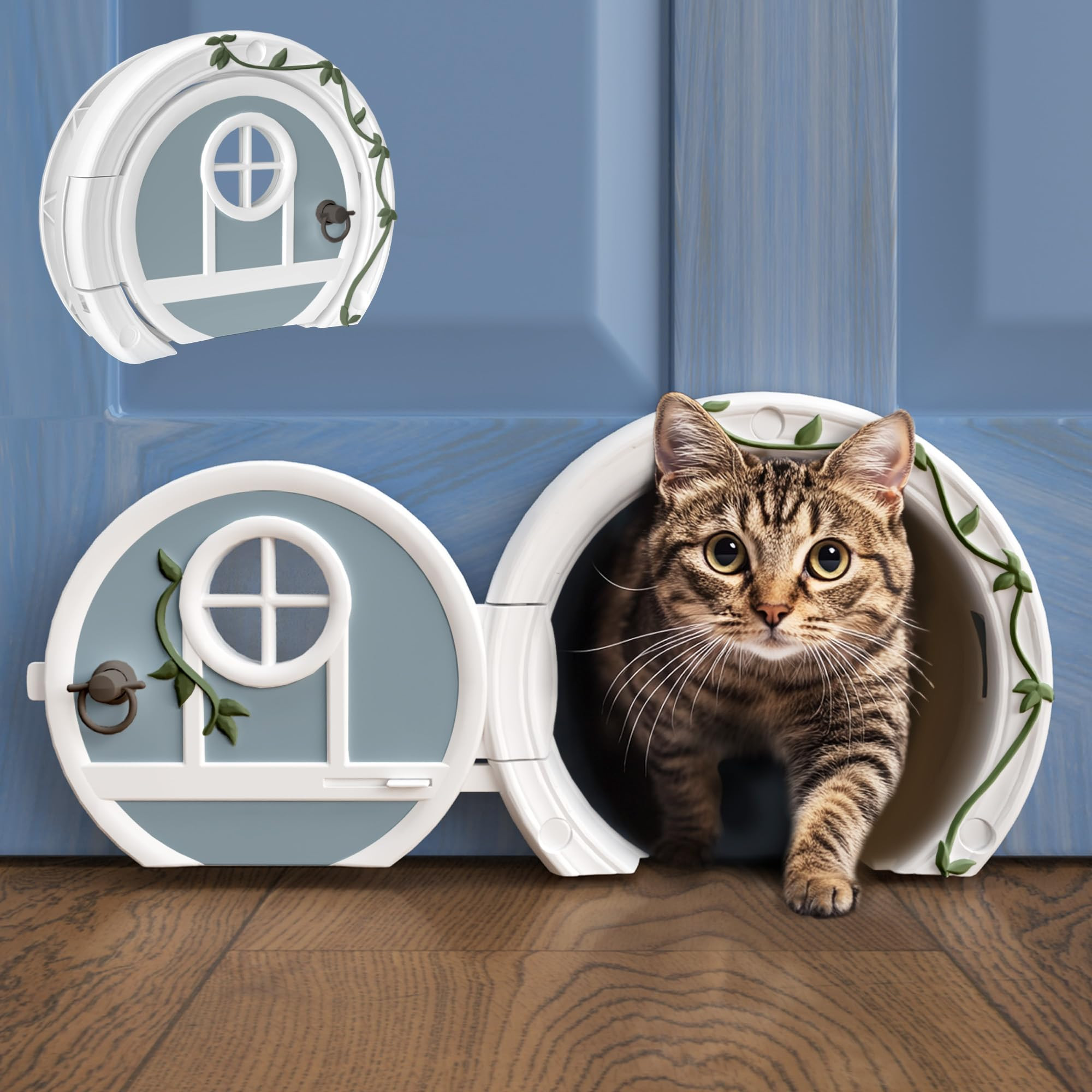 Gnome® Door Cat Door for Interior Doors - Stylish & Functional with No Flap, Lockable, and Easy ... | Amazon (US)