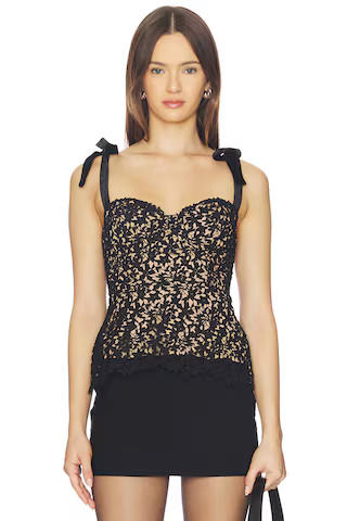 ASTR the Label Donne Top in Black Nude from Revolve.com | Revolve Clothing (Global)
