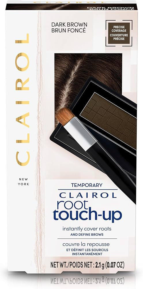 Clairol Root Touch-Up Temporary Concealing Powder, Dark Brown Hair Color, Pack of 1 | Amazon (US)
