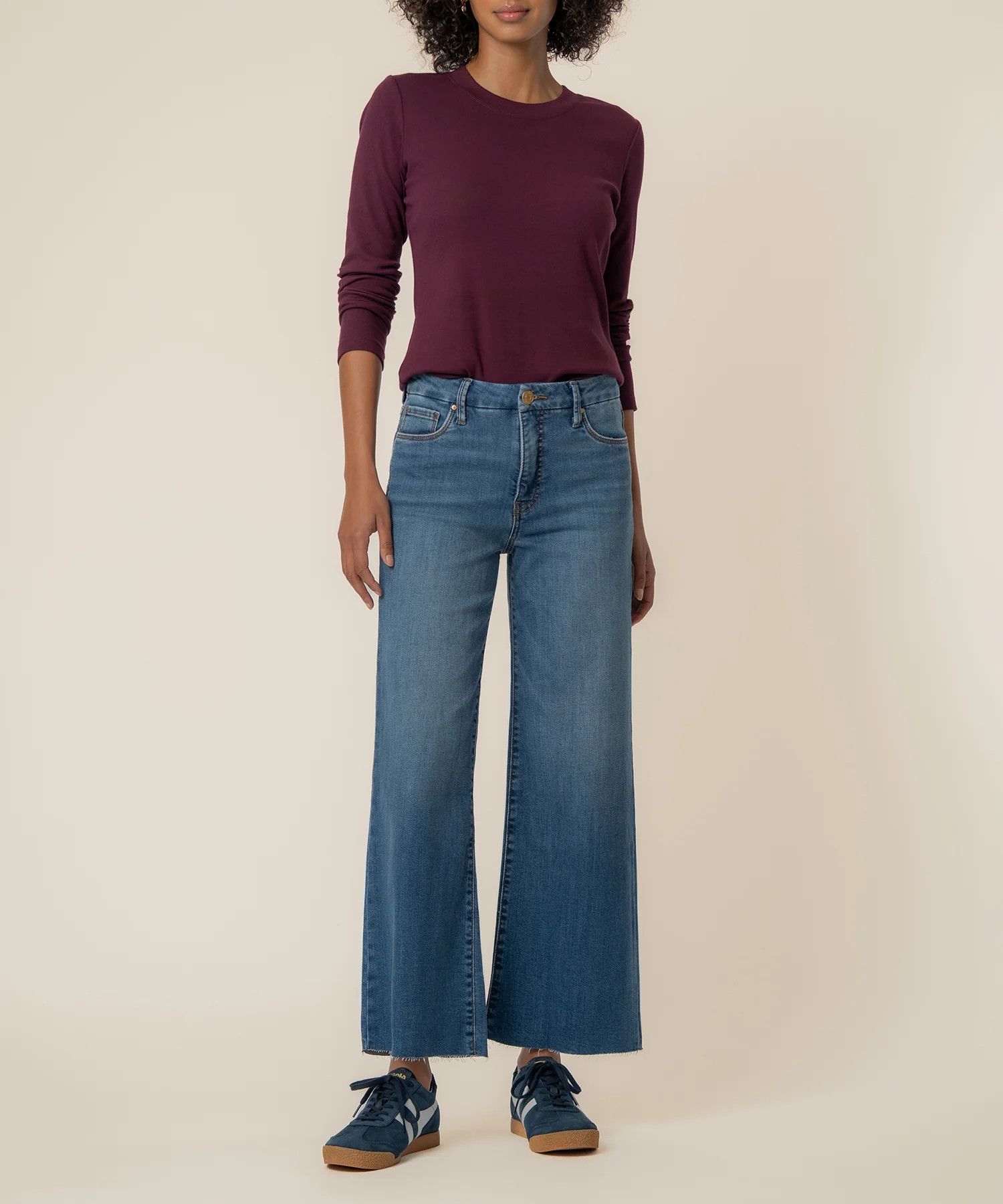 Meg High Rise Wide Leg - 00 / Surprise W/Med Base Wash - Kut from the Kloth | Kut From Kloth