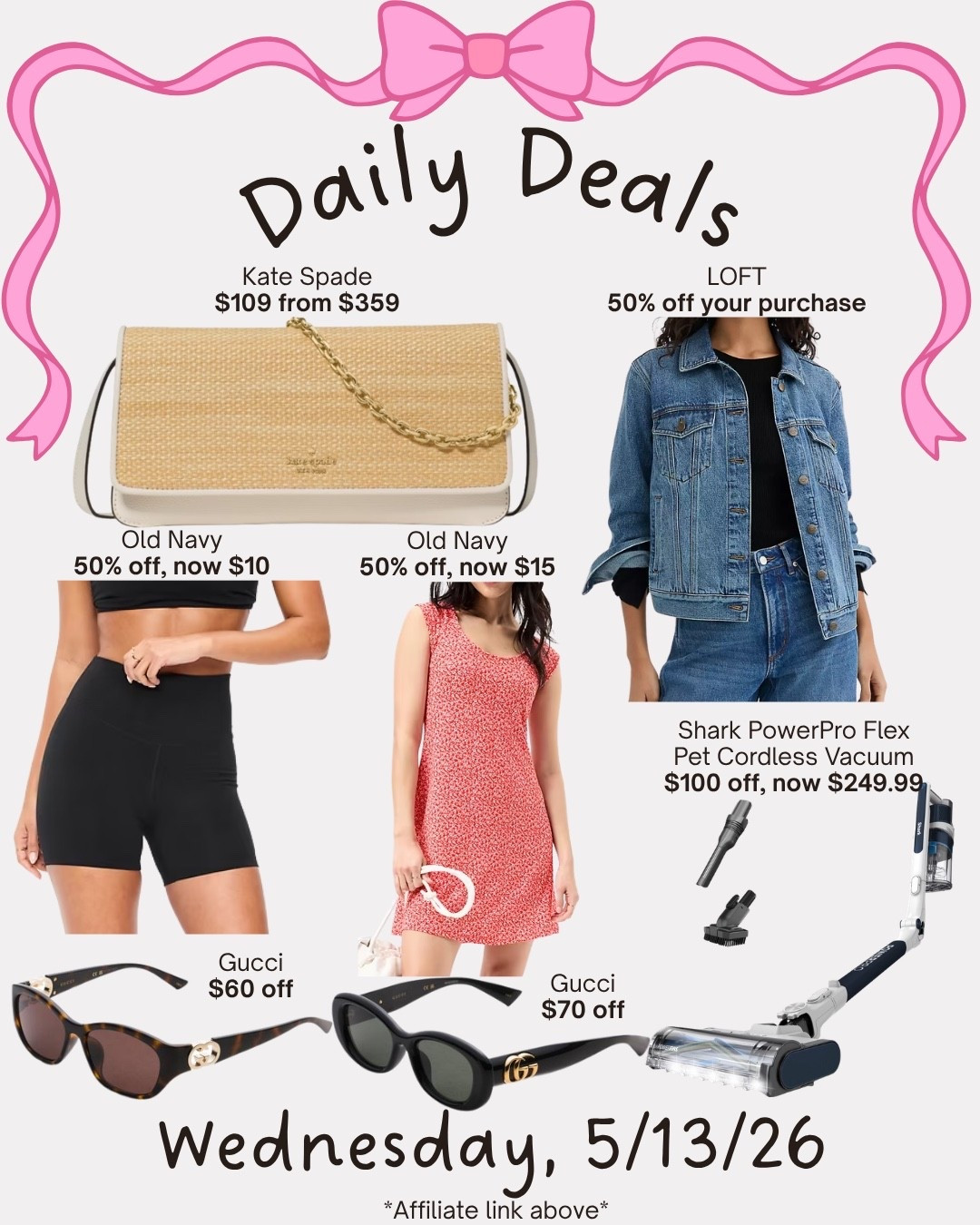 Daily deals

#LTKSaleAlert #LTKMidsize #LTKSeasonal