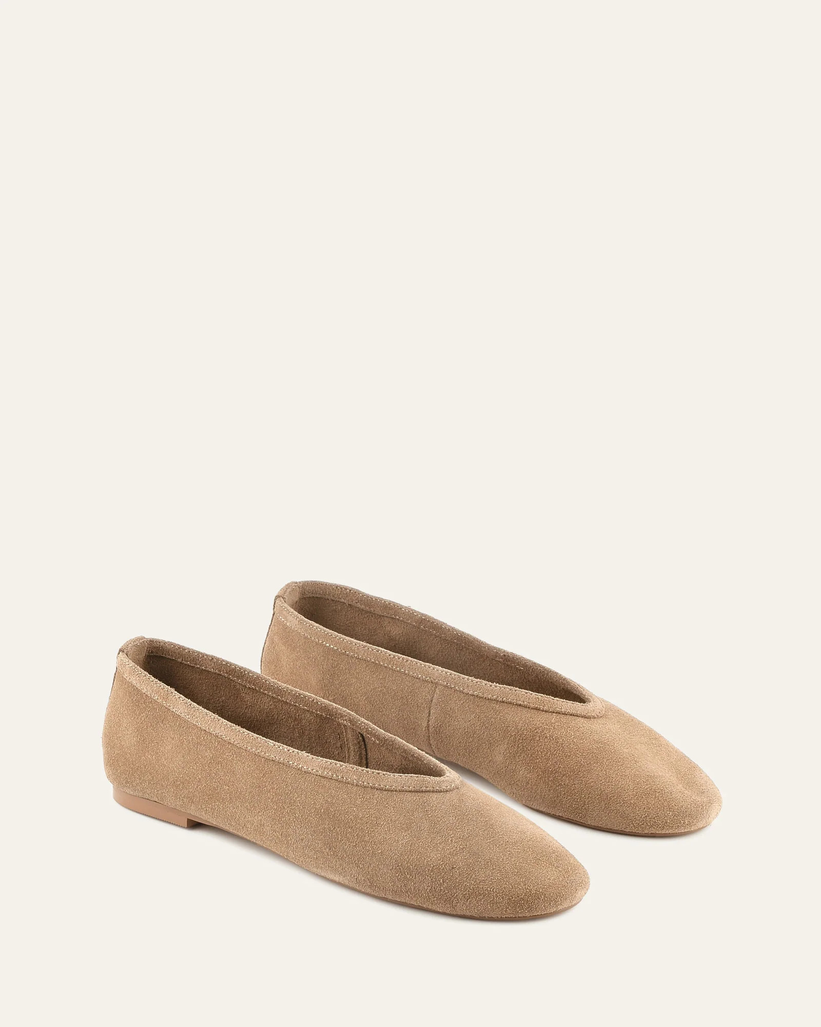SALEM CASUAL FLATS LATTE SUEDE | Jo Mercer (AU)
