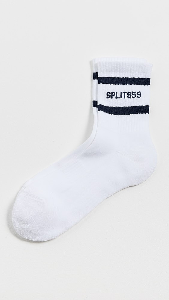 Logo Stripe Quarter Socks | Shopbop