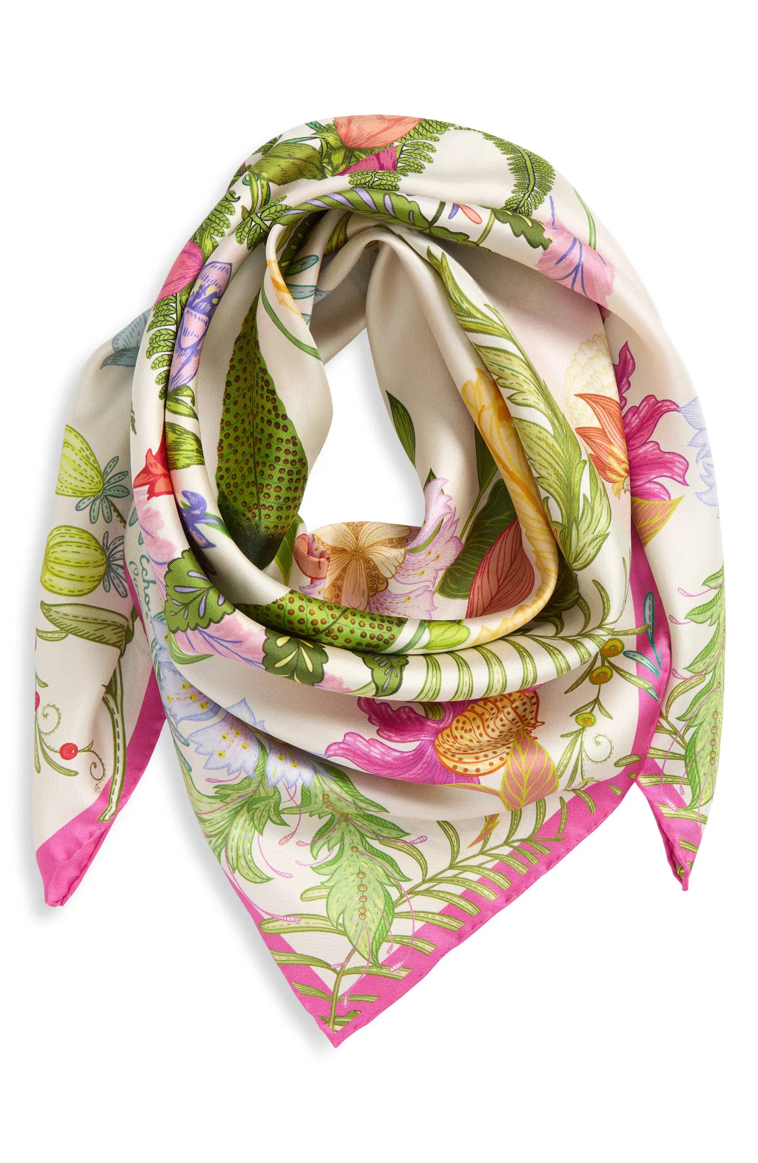 Echo Oasis Silk Square Scarf | Nordstrom | Nordstrom