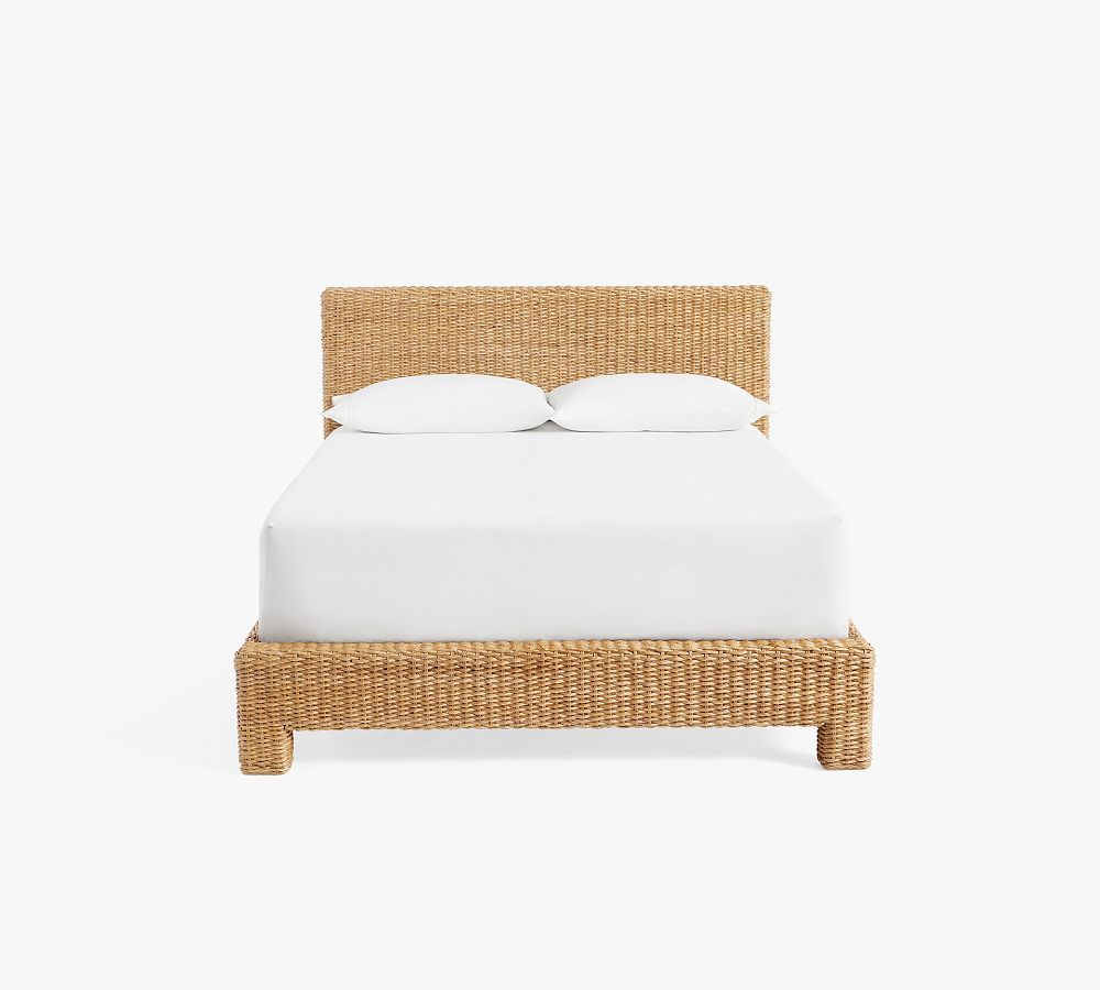 Cardiff Woven Platform Bed | Pottery Barn (US)