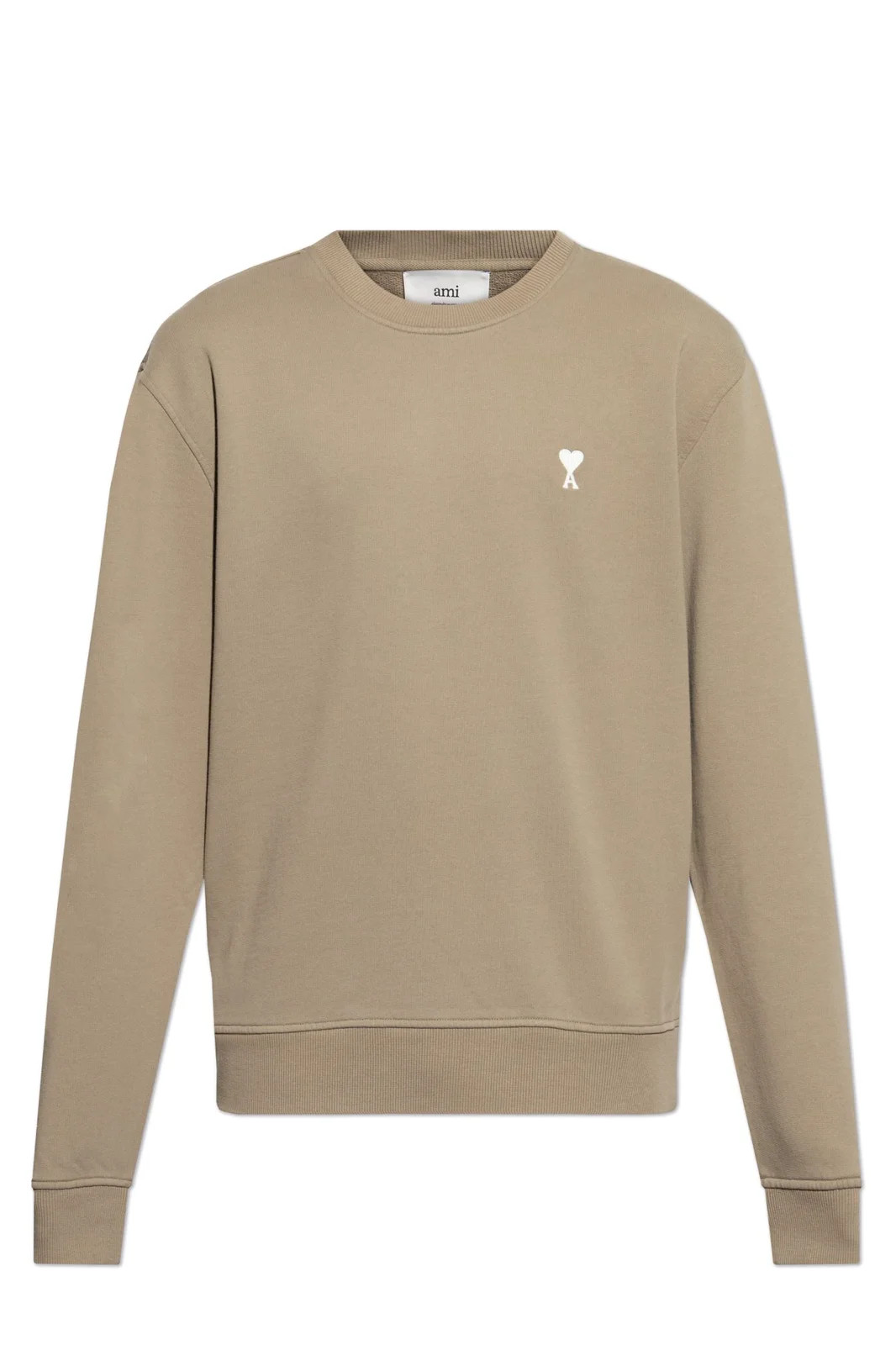 AMI Paris Ami de Coeur Logo-Embroidered Crewneck Sweatshirt | Cettire Global