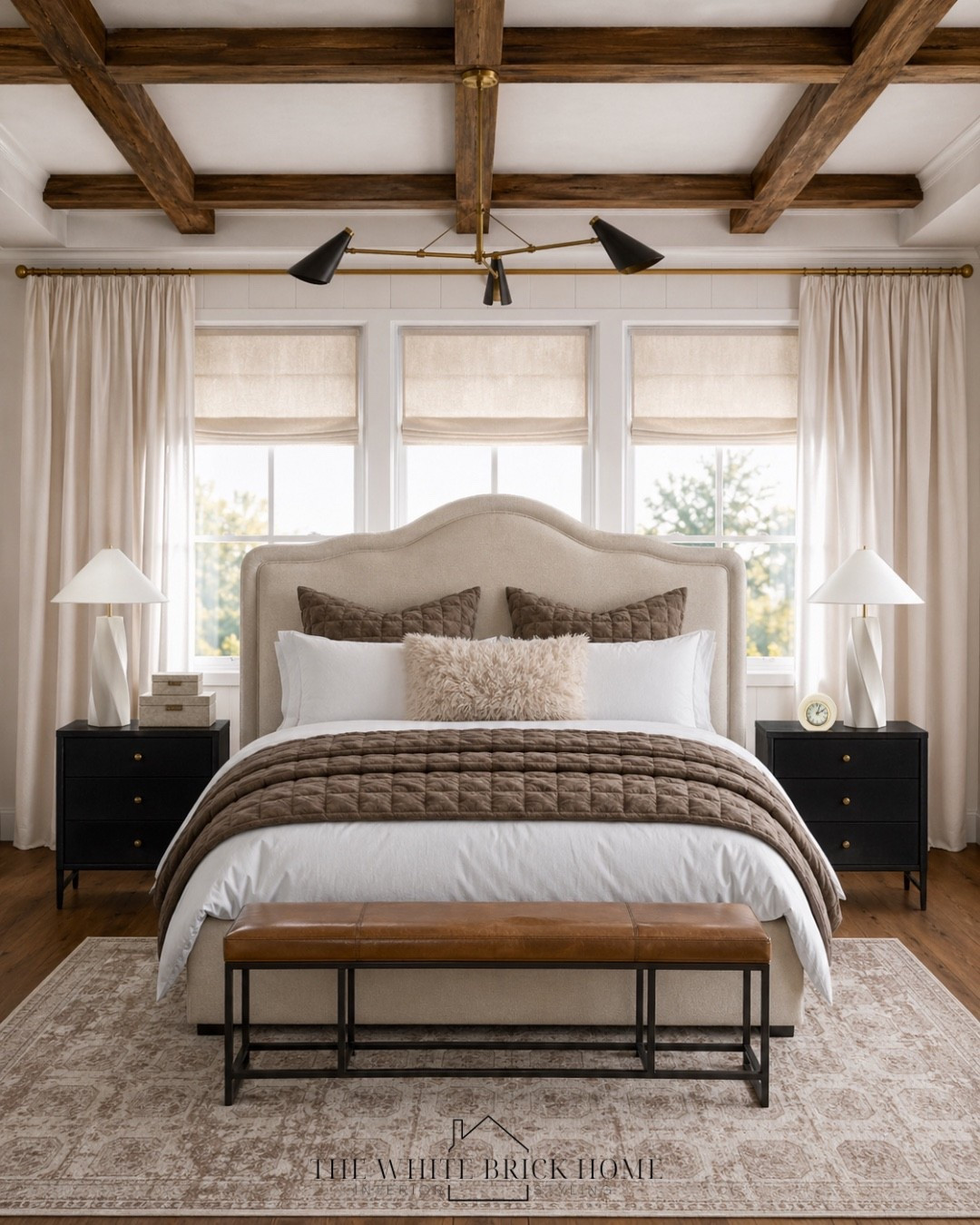 Soft neutrals, warm wood tones, and layered textures create a serene bedroom that is cozy and elevated. 
🖤🖤
Bed, bedroom, bedroom design, primary bedroom, bedroom decor ideas, area rug, bedroom rug, cozy bedroom, bed, bedding, nightstand, rustic bedroom, bedroom design, bedroom furniture, bedroom decor ideas, bedroom inspiration, cozy bedroom, bedroom lighting, McGee and co, pottery barn 


#LTKSeasonal #LTKSaleAlert #LTKHome