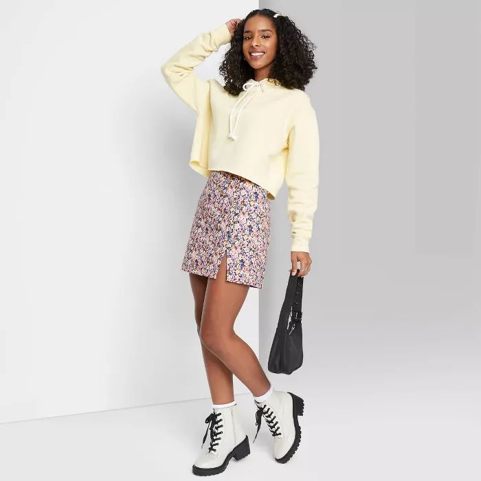 Women's Side Slit Mini Skirt | Target