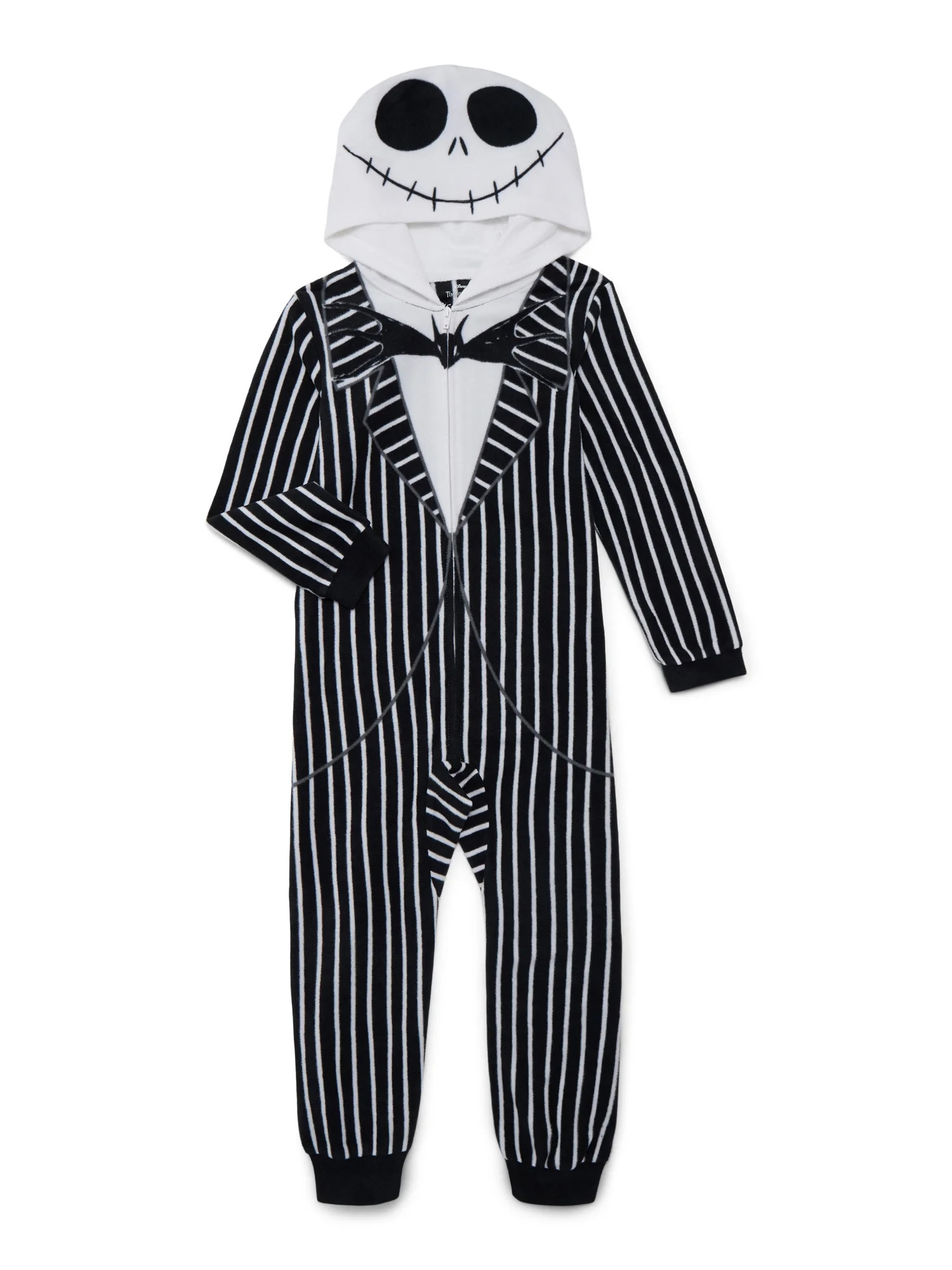 Disney The Nightmare Before Christmas Boys Jack Skellington Hooded Union Suit, Sizes 4-12 | Walmart (US)