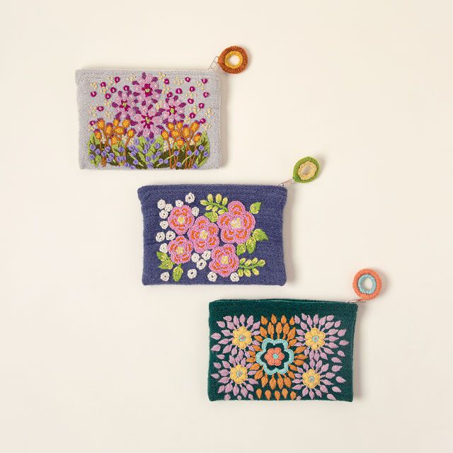 Flower Power Pouches | UncommonGoods