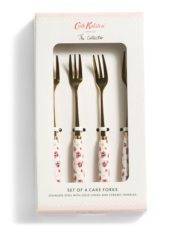 4pk Stainless Steel Cake Forks | TJ Maxx